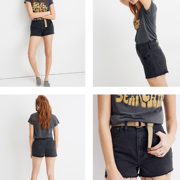 Madewell Pants - The Momjean Short in Encino Wash